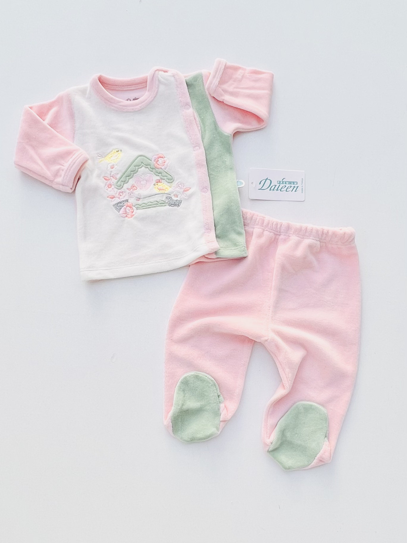 طقم ملابس شتائي بيبي بناتي Daleen 1782-V1